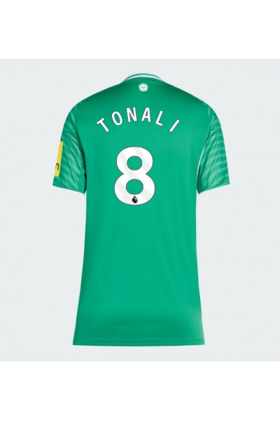 Newcastle United Sandro Tonali #8 Jalkapallovaatteet Naisten Vieraspaita 2025-26 Lyhythihainen Newcastle United Sandro Tonali #8 Jalkapallovaatteet Naisten Vieraspaita 2025-26 Lyhythihainen